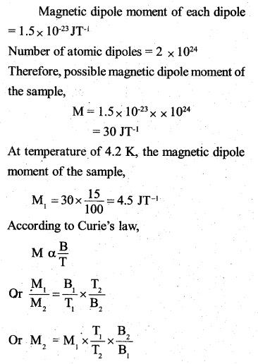 2nd PUC Physics Question Bank Chapter 5 Magnetism and Matter 28