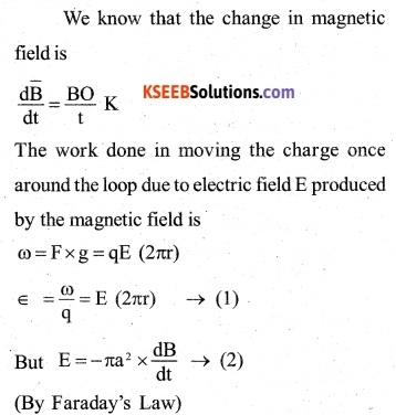 2nd PUC Physics Question Bank Chapter 6 Electromagnetic Induction 25