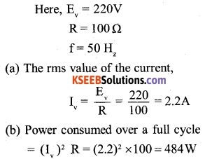 2nd PUC Physics Question Bank Chapter 7 Alternating Current 1