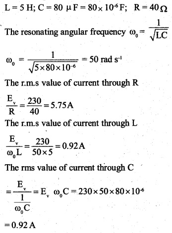 2nd PUC Physics Question Bank Chapter 7 Alternating Current 25