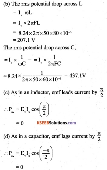 2nd PUC Physics Question Bank Chapter 7 Alternating Current 28