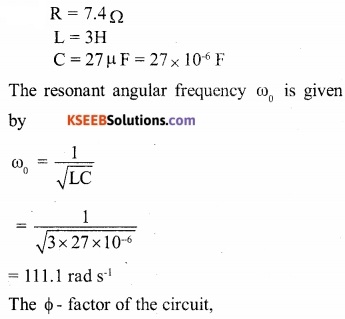 2nd PUC Physics Question Bank Chapter 7 Alternating Current 33