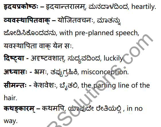 सा शान्तिः Summary in Kannada and English 36