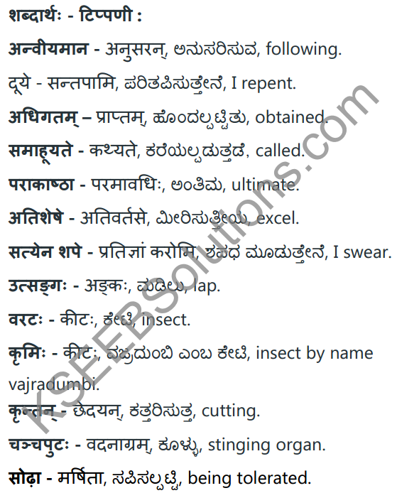 विधिविलसितम् Summary in Kannada and English 45