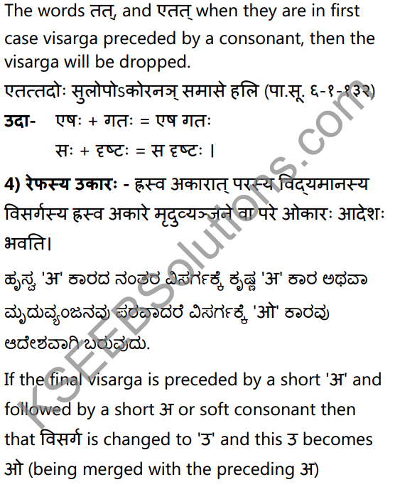 2nd PUC Sanskrit Textbook Answers Vyakaran सन्धिप्रकरणम् 6
