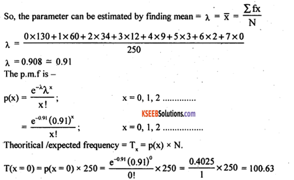 2nd PUC Statistics Model Question Paper 1 with Answers - 44