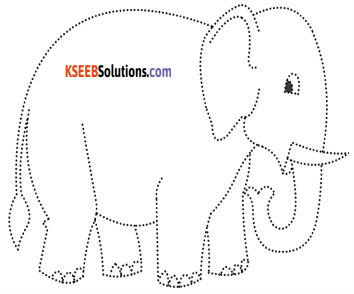 KSEEB Solutions for Class 5 English Poem Chapter 1 The Elephant 1