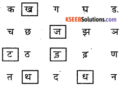 KSEEB Solutions for Class 6 Hindi Chapter 2 वर्णमाला 6