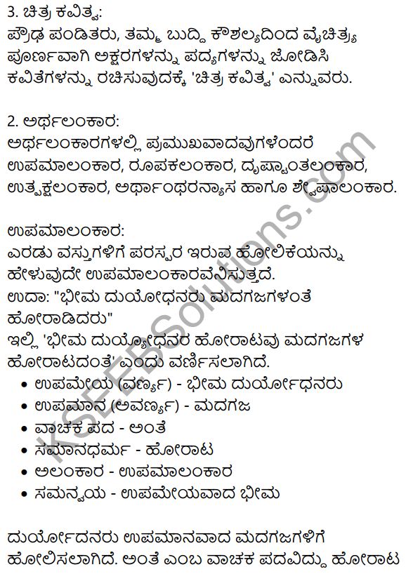 10th Class Kannada Poems Summary Pdf KSEEB