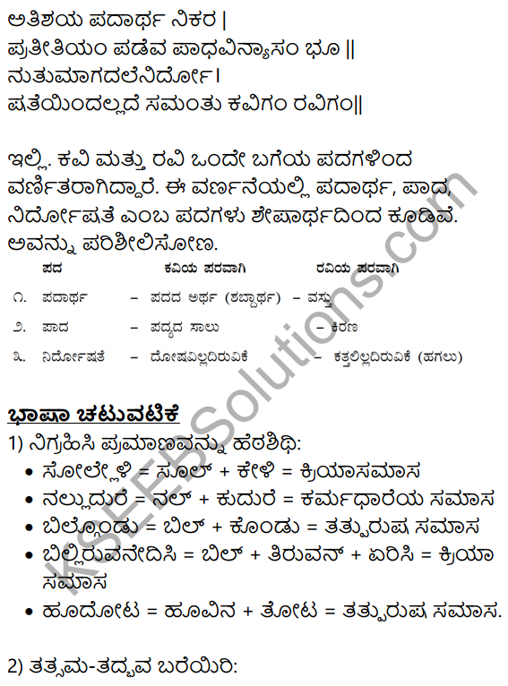 10th Kannada Veeralava Poem KSEEB