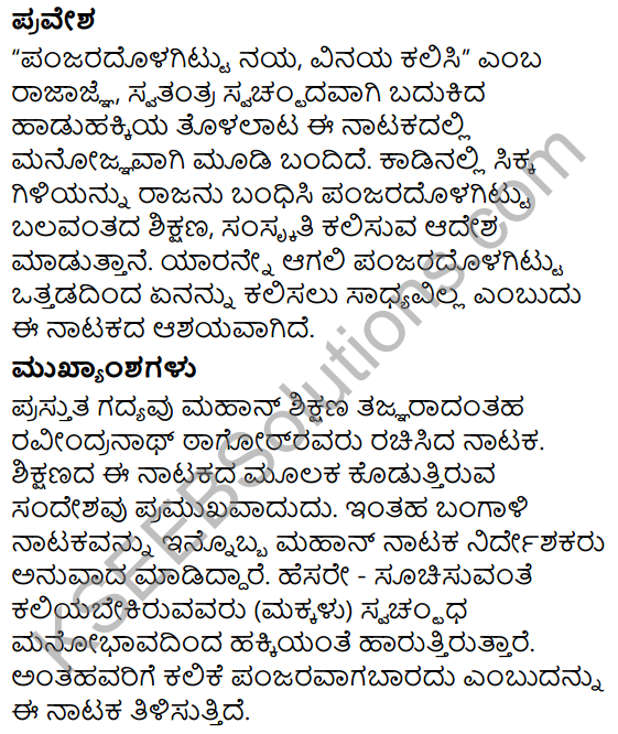 Panjara Saale Summary in Kannada 10