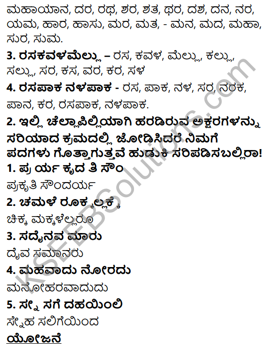Siri Kannada Text Book Class 6 Solutions Gadya Chapter 7 Yana Kuritondu Patra 8