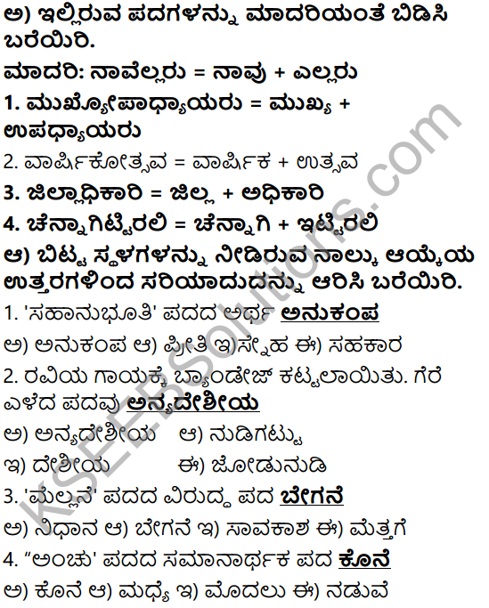 Tili Kannada Text Book Class 6 Solutions Gadya Chapter 5 Sahasi Monalisa 9