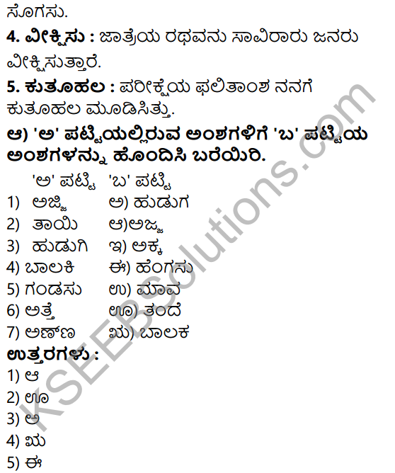 Tili Kannada Text Book Class 7 Solutions Gadya Chapter 7 Jatreyalli Ondu Suttu 7