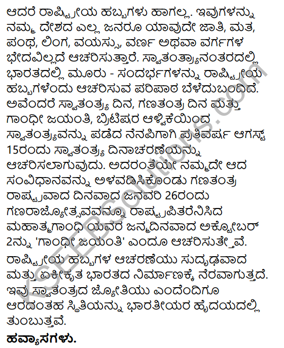 Tili Kannada Text Book Class 9 Solutions Rachana Bhaga Prabandha Rachane 12