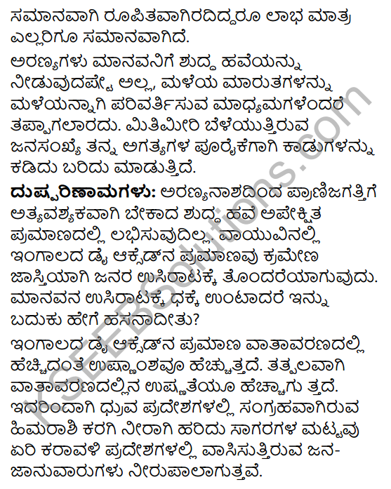 Tili Kannada Text Book Class 9 Solutions Rachana Bhaga Prabandha Rachane 21