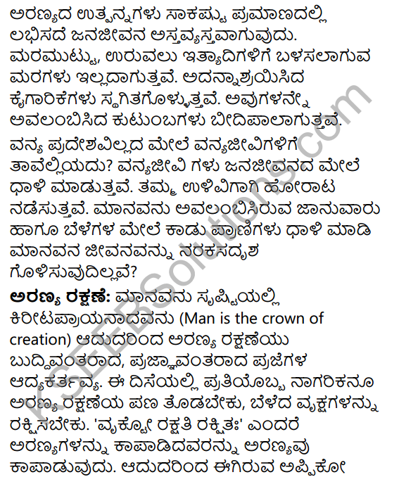 Tili Kannada Text Book Class 9 Solutions Rachana Bhaga Prabandha Rachane 22
