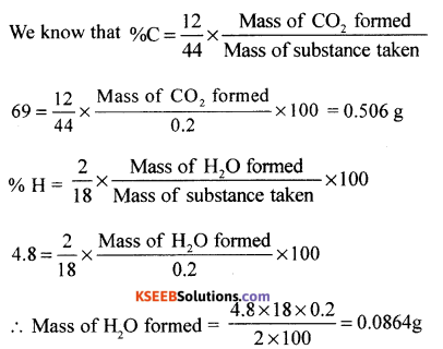 1st PUC Chemistry Model Question Paper 3 with Answers - 9
