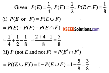 1st PUC Maths Question Bank Chapter 16 Probability 10