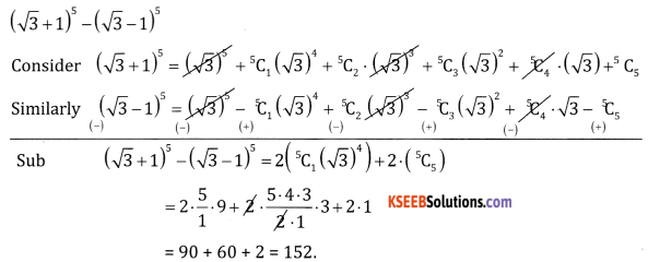 2nd PUC Basic Maths Question Bank Chapter 4 Binomial Theorem Ex 4.1 - 7