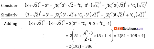 2nd PUC Basic Maths Question Bank Chapter 4 Binomial Theorem Ex 4.1 - 9