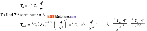 2nd PUC Basic Maths Question Bank Chapter 4 Binomial Theorem Ex 4.2 - 15