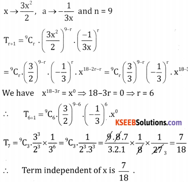 2nd PUC Basic Maths Question Bank Chapter 4 Binomial Theorem Ex 4.2 - 21