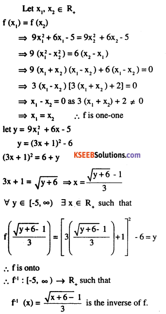 2nd PUC Maths Question Bank Chapter 1 Relations and Functions Ex 1.3 7