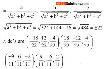 2nd PUC Maths Question Bank Chapter 11 Three Dimensional Geometry Ex 11.1.2