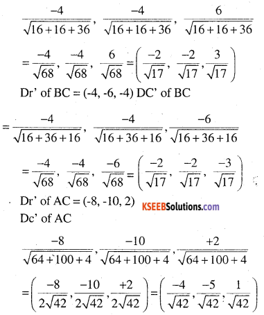 2nd PUC Maths Question Bank Chapter 11 Three Dimensional Geometry Ex 11.1.3