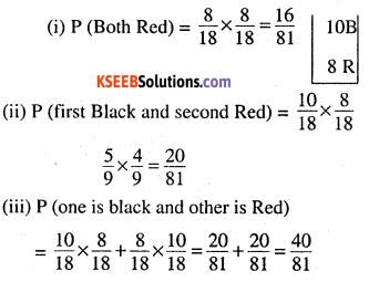 2nd PUC Maths Question Bank Chapter 13 Probability Ex 13.2.10
