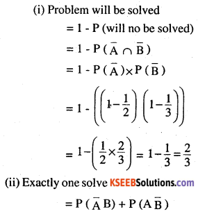 2nd PUC Maths Question Bank Chapter 13 Probability Ex 13.2.11