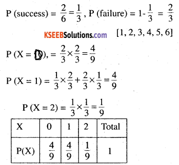 2nd PUC Maths Question Bank Chapter 13 Probability Ex 13.4.4