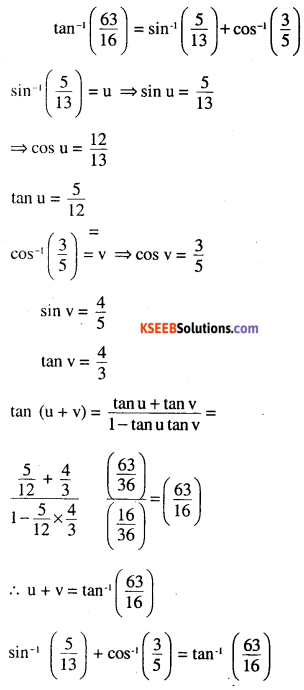 2nd PUC Maths Question Bank Chapter 2 Inverse Trigonometric Functions Miscellaneous Exercise 9