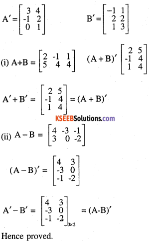 2nd PUC Maths Question Bank Chapter 3 Matrices Ex 3.3 3