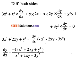 2nd PUC Maths Question Bank Chapter 5 Continuity and Differentiability Ex 5.3.7