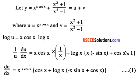 2nd PUC Maths Question Bank Chapter 5 Continuity and Differentiability Ex 5.5.14