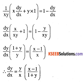 2nd PUC Maths Question Bank Chapter 5 Continuity and Differentiability Ex 5.5.19