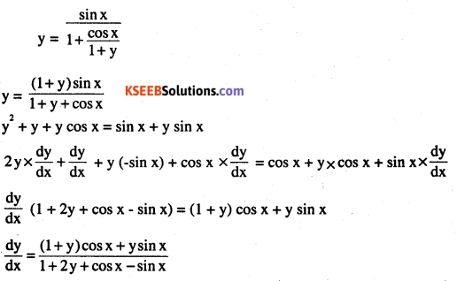 2nd PUC Maths Question Bank Chapter 5 Continuity and Differentiability Miscellaneous Exercise 43