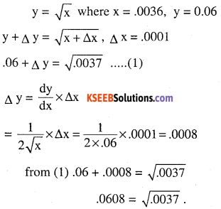2nd PUC Maths Question Bank Chapter 6 Application of Derivatives Ex 6.4.13