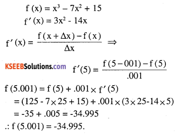 2nd PUC Maths Question Bank Chapter 6 Application of Derivatives Ex 6.4.20