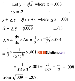 2nd PUC Maths Question Bank Chapter 6 Application of Derivatives Ex 6.4.4