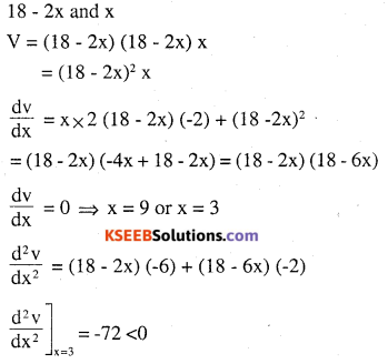2nd PUC Maths Question Bank Chapter 6 Application of Derivatives Ex 6.5.26