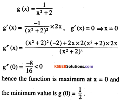 2nd PUC Maths Question Bank Chapter 6 Application of Derivatives Ex 6.5.9