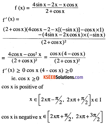 2nd PUC Maths Question Bank Chapter 6 Application of Derivatives Miscellaneous Exercise 9