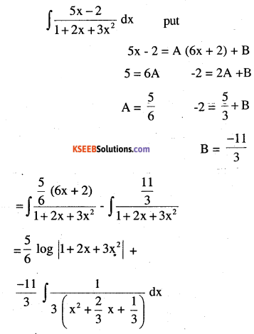 2nd PUC Maths Question Bank Chapter 7 Integrals Ex 7.4.22