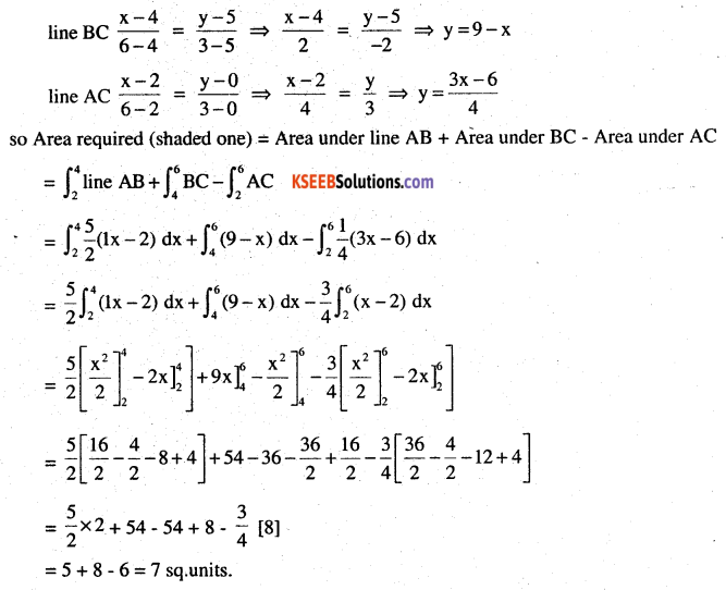 2nd PUC Maths Question Bank Chapter 8 Application of Integrals Miscellaneous Exercise 42