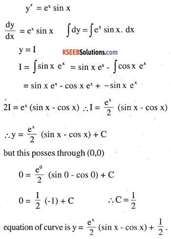 2nd PUC Maths Question Bank Chapter 9 Differential Equations Ex 9.4.19