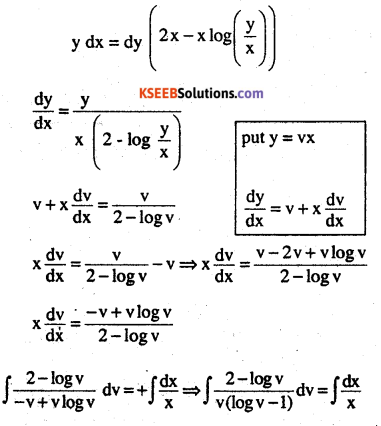 2nd PUC Maths Question Bank Chapter 9 Differential Equations Ex 9.5.15