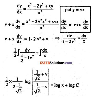 2nd PUC Maths Question Bank Chapter 9 Differential Equations Ex 9.5.8